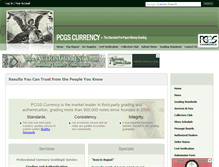 Tablet Screenshot of pcgscurrency.com
